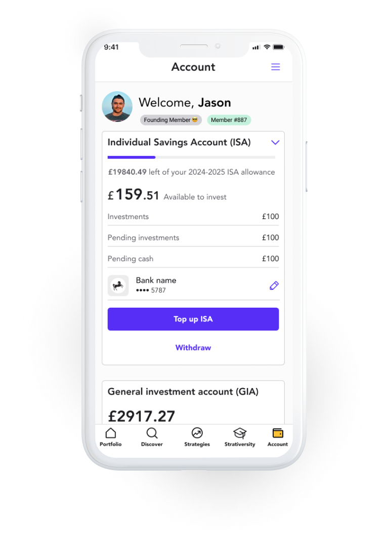 ISA Investment Account